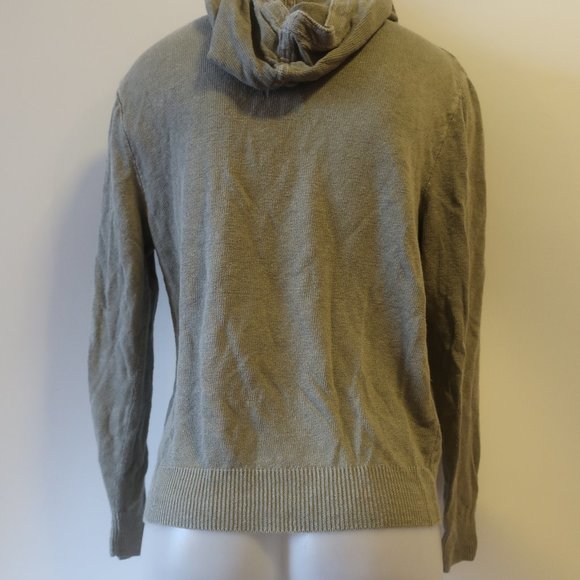 Ralph Lauren Rugby 100% Linen Gray Hooded Sweater Sz S* - Picture 6 of 7